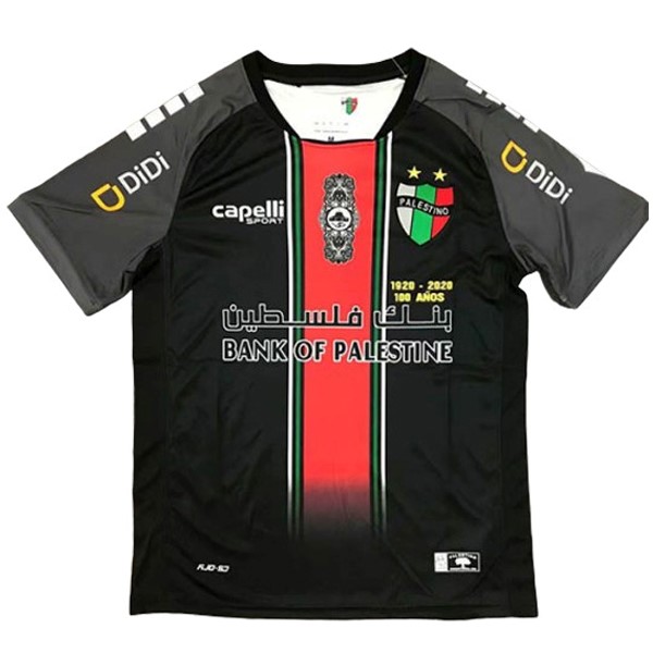 Tailandia Camiseta CD Palestino 1ª 2020-2021 Negro